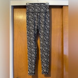 Lululemon sequin print leggings